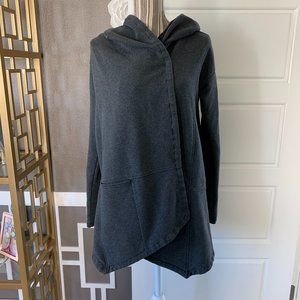 Zella Dark Grey Wrap Sweatshirt